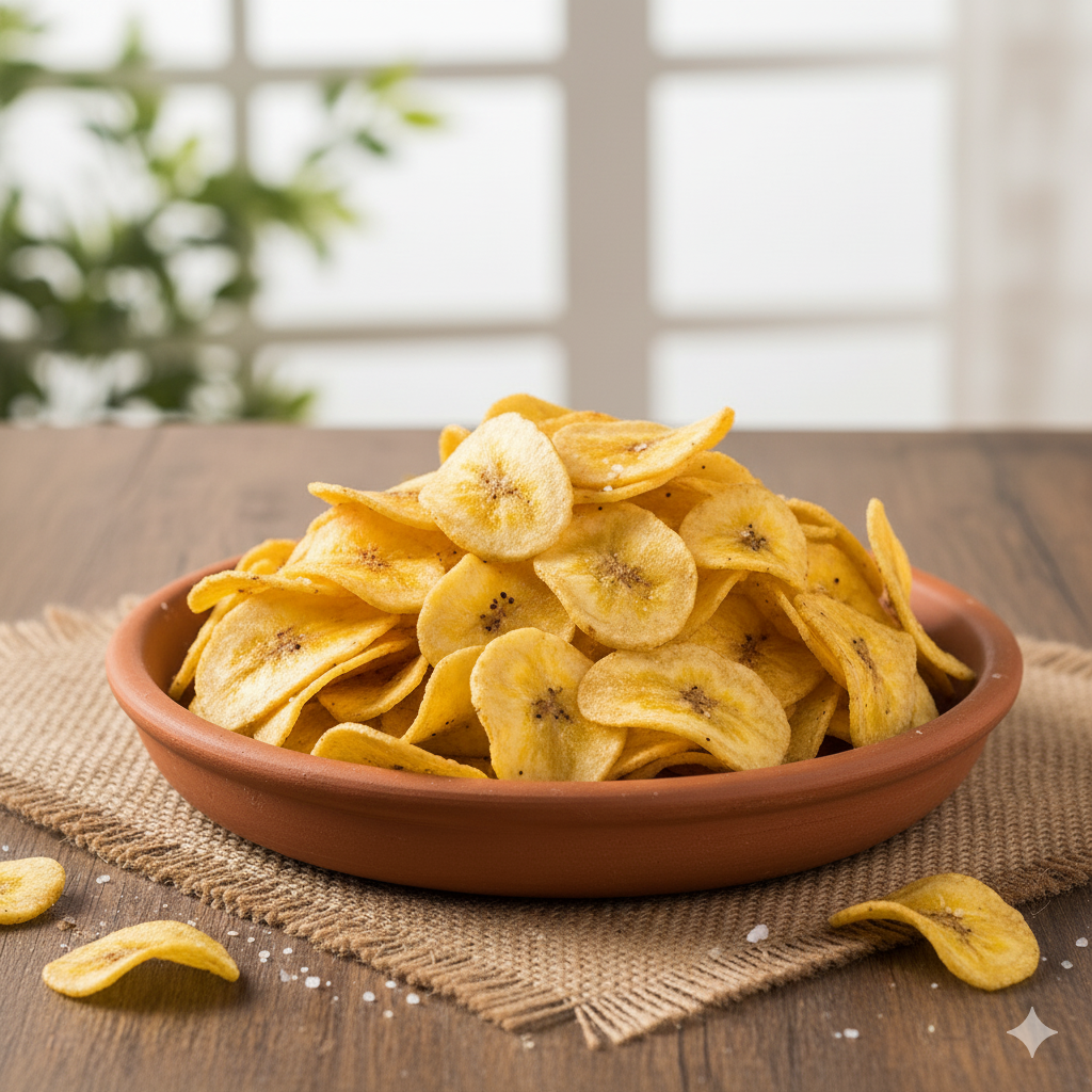 Banana Chips Plain (Pink Salt)