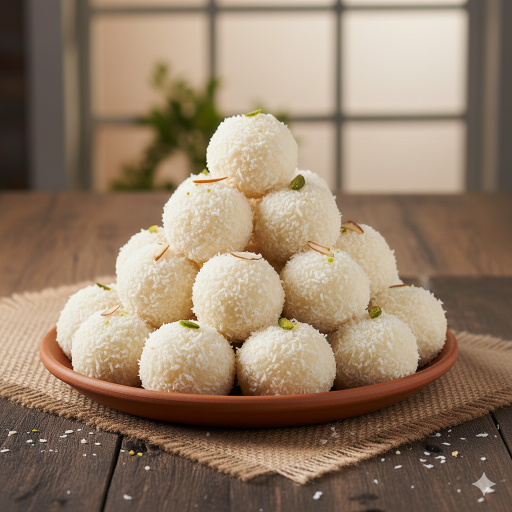 Coconut Jaggery Ladoos (160gm)